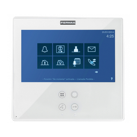 Fermax SMILE 3.5" Monitor User manual Fermax SMILE 3.5" Monitor User manual