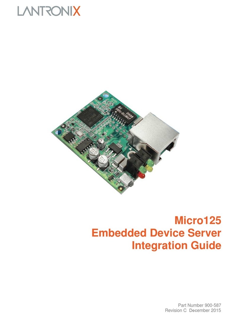 Lantronix Micro125 Integration guide