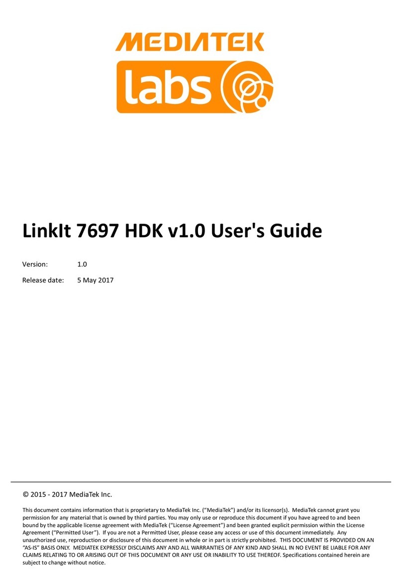 MEDIATEK LinkIt 7697 HDK user guide