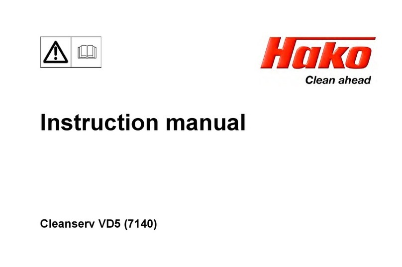 HAKO Cleanserv VD5 User manual