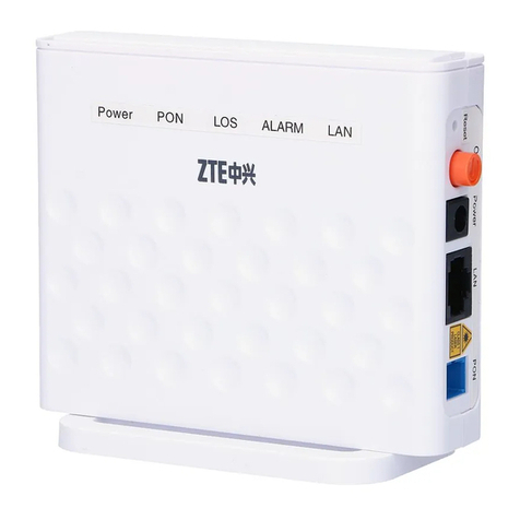 Zte ZXHN F601 User manual