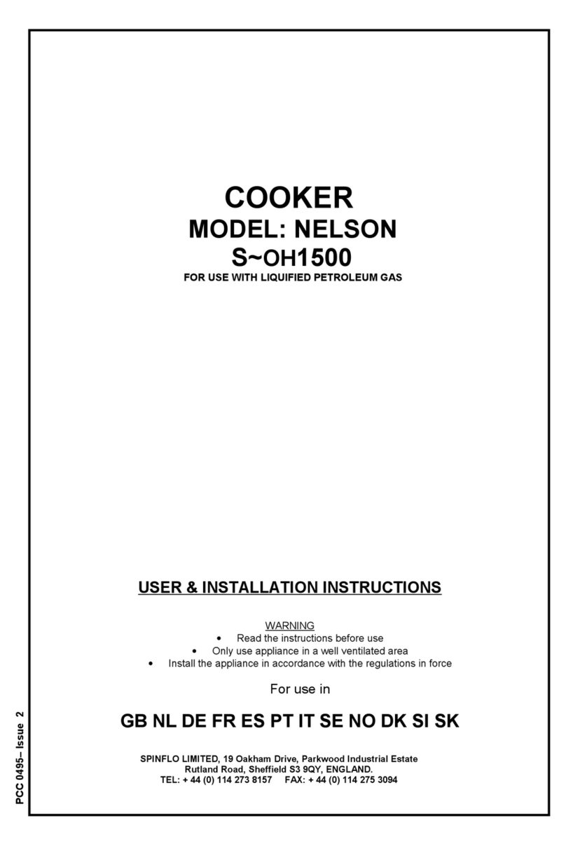 spinflo nelson SOH1505 Operating instructions