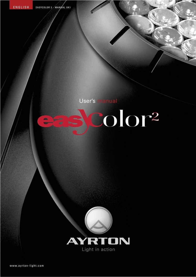 Ayrton easycolor 2 user manual
