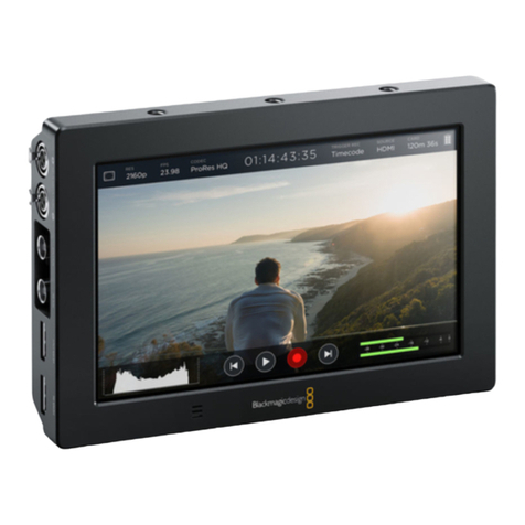 Blackmagicdesign Blackmagic Video assist User manual Blackmagicdesign Blackmagic Video assist User manual