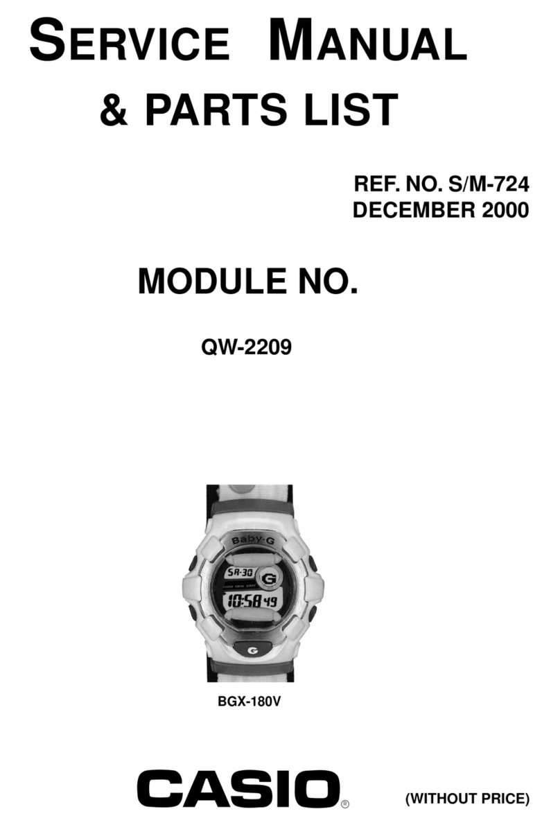 Casio BGX-180V series Troubleshooting guide