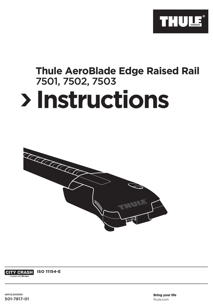 Thule AeroBlade Edge 7501 User manual