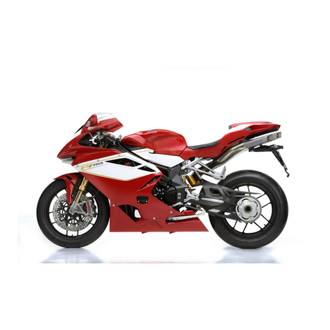 MV Agusta F4 R Maintenance manual