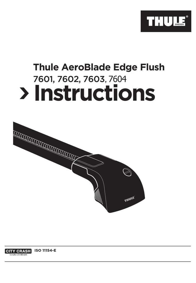 Thule AeroBlade Edge 7601 instructions