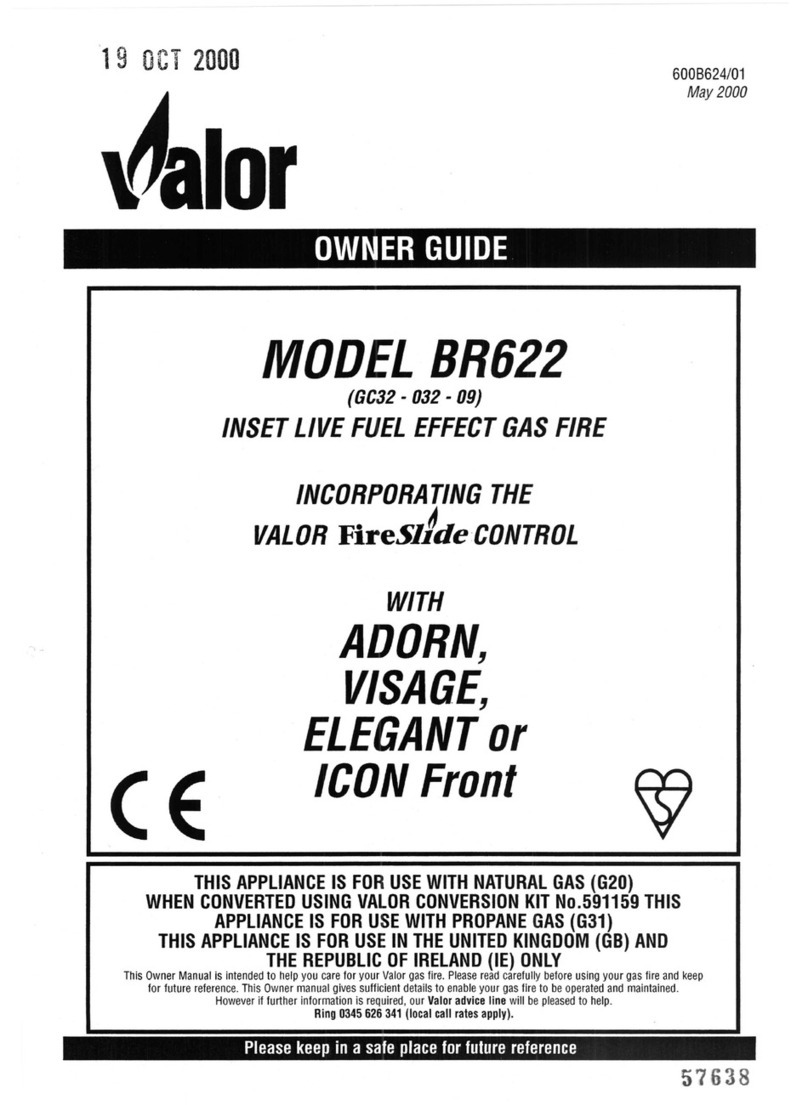 Valor BR622 owner's guide