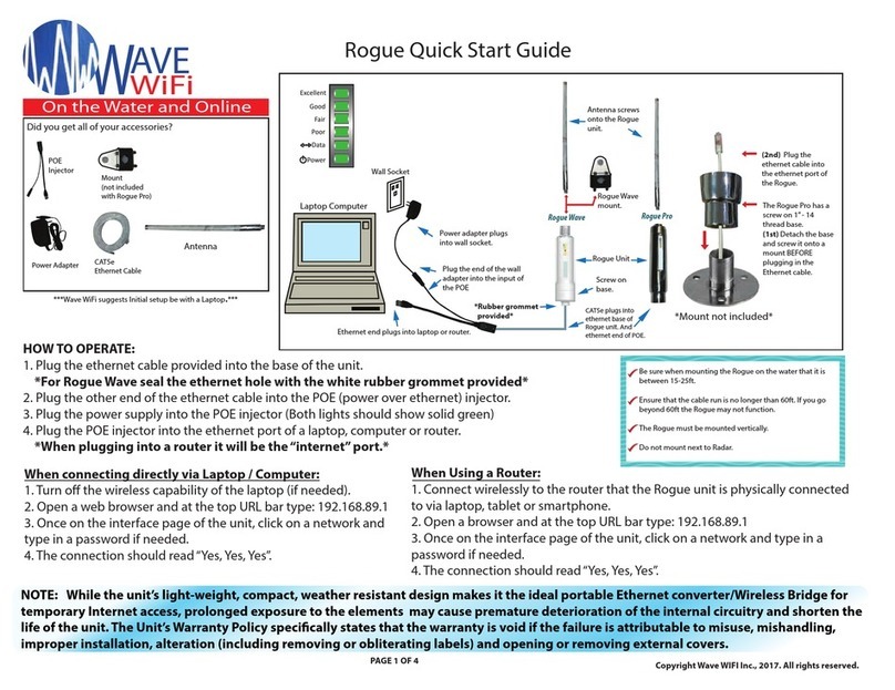 Wave wifi Rogue quick start guide Wave wifi Rogue quick start guide