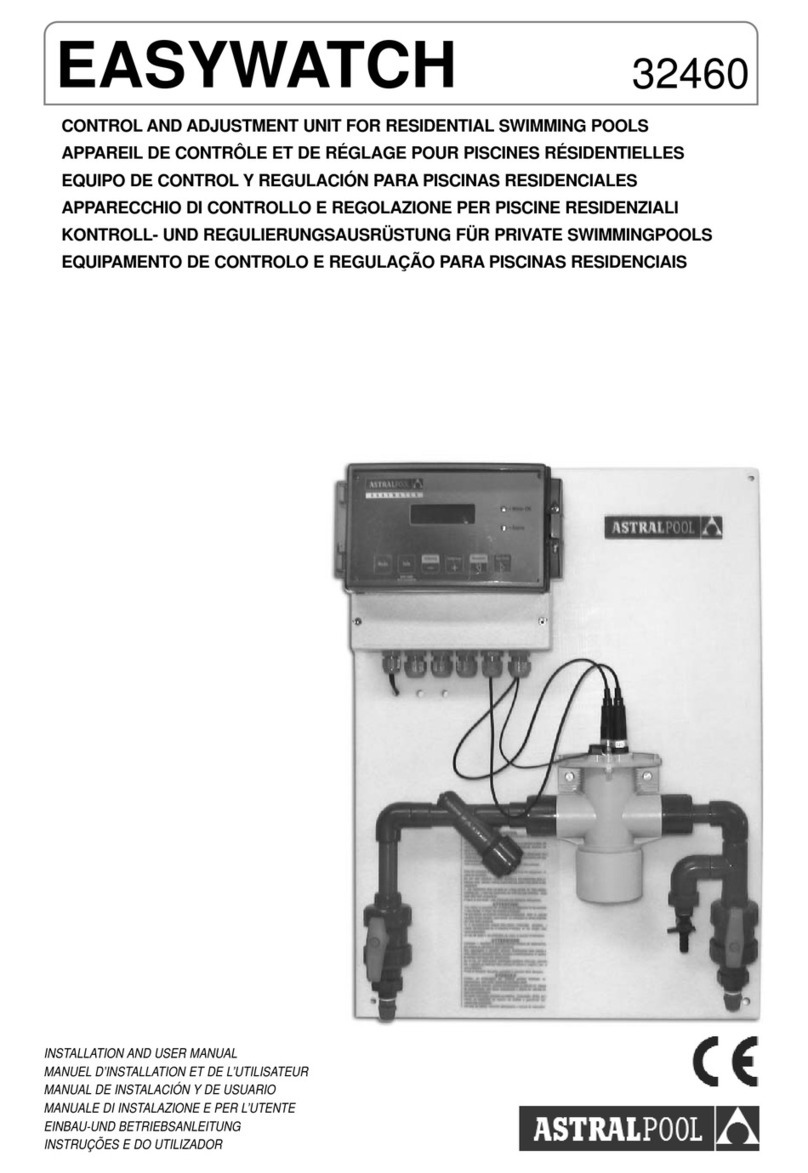 Astral Pool easywatch 32460 Installation and user manual