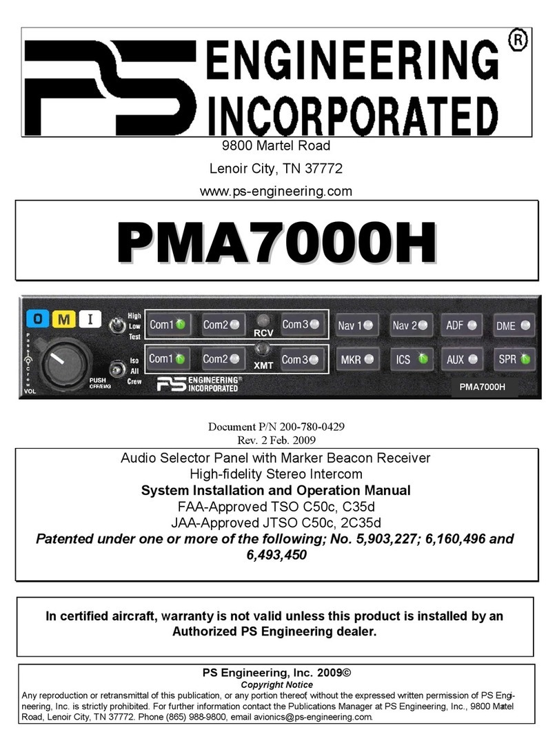 PS Engineering PMA7000H User guide