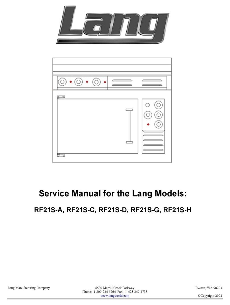 Lang RF21S-C Service manual Lang RF21S-C Service manual