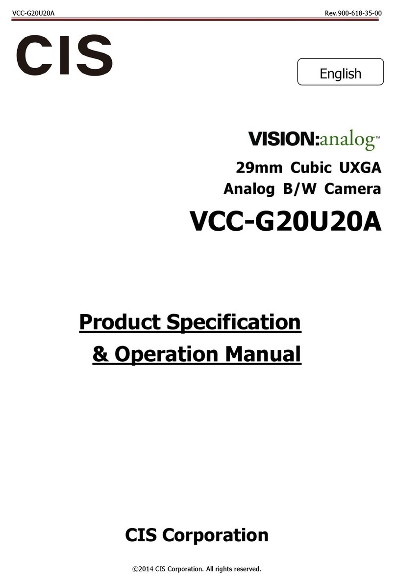 CIS VCC-G20U20A Installation instructions CIS VCC-G20U20A Installation instructions