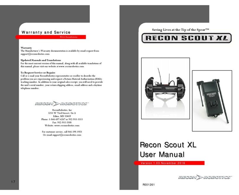 ReconRobotics Scout XL User manual