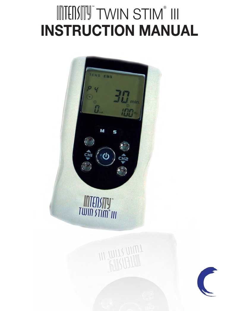 Current Solutions InTENSity Twin Stim III User manual