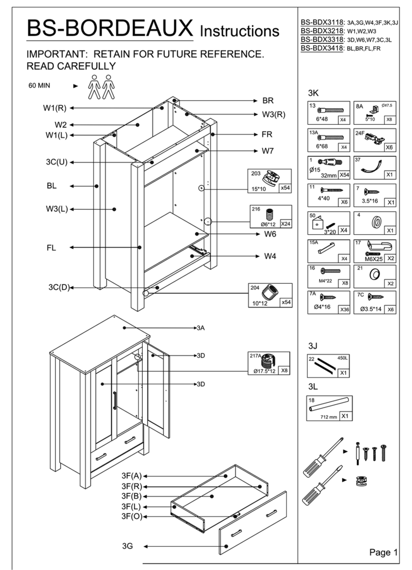 Baby Style BS-BORDEAUX BS-BDX3118 3A instructions