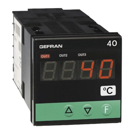 gefran 40T 48 Installation and operation manual