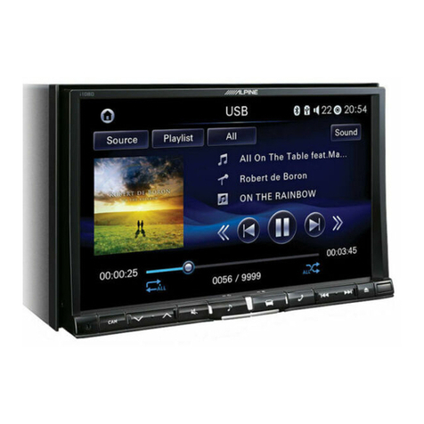Alpine i109ED User manual