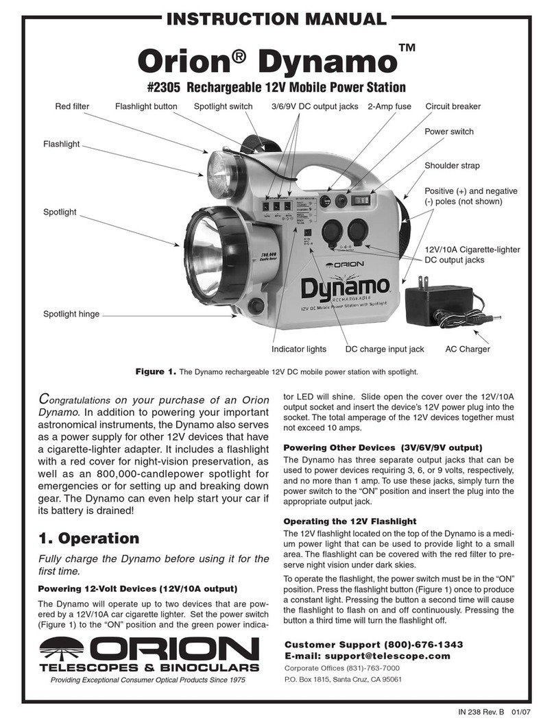 Orion Dynamo instruction manual