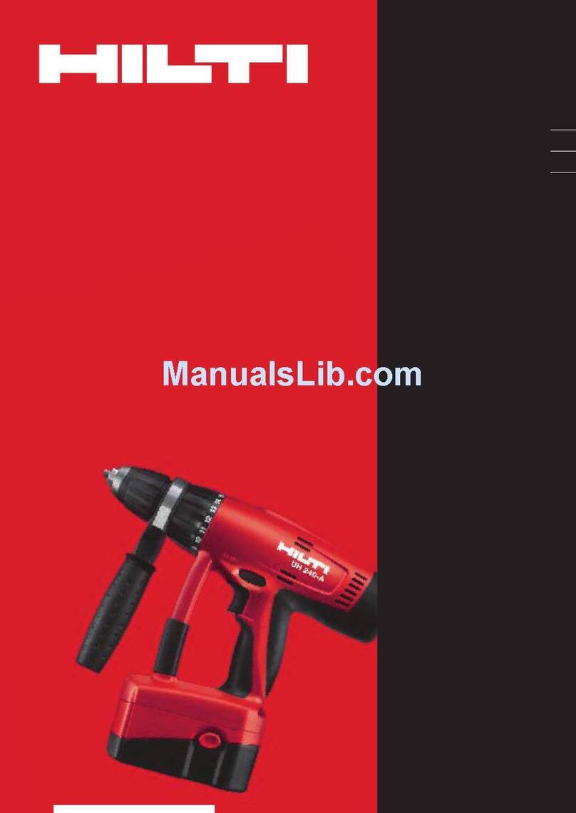 Hilti UH 240-A operating instructions