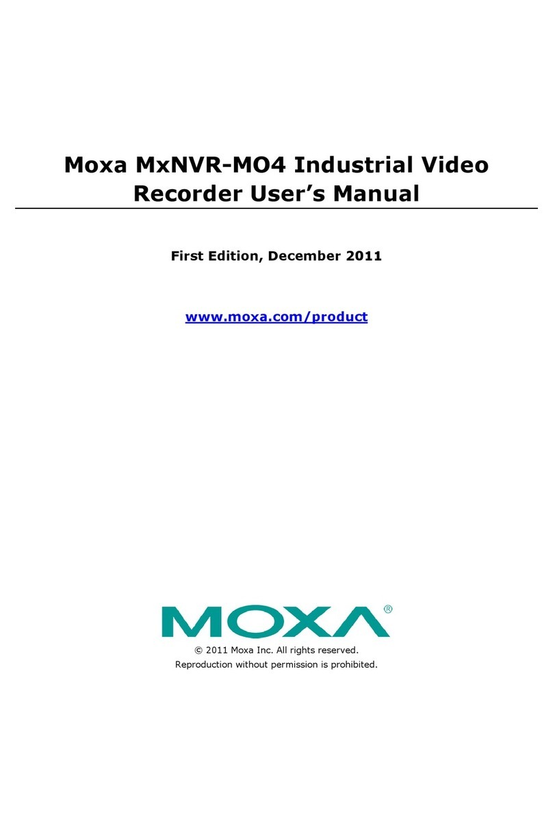Moxa Technologies MxNVR-MO4 user manual