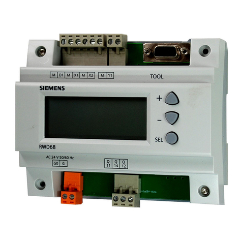 Siemens RWD68 User manual