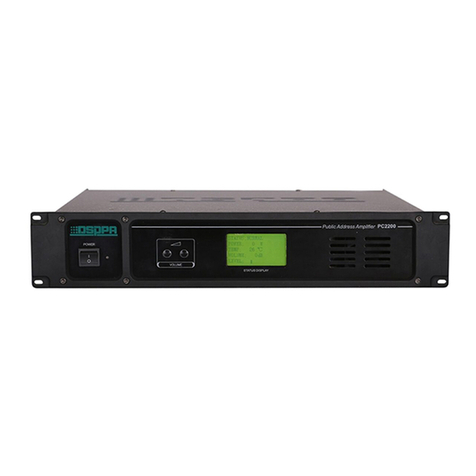 DSPPA PC2200 User manual