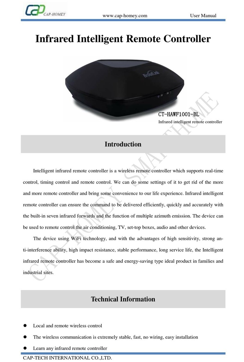 CAP-HOMEY CT-HAWF1001-BL User manual