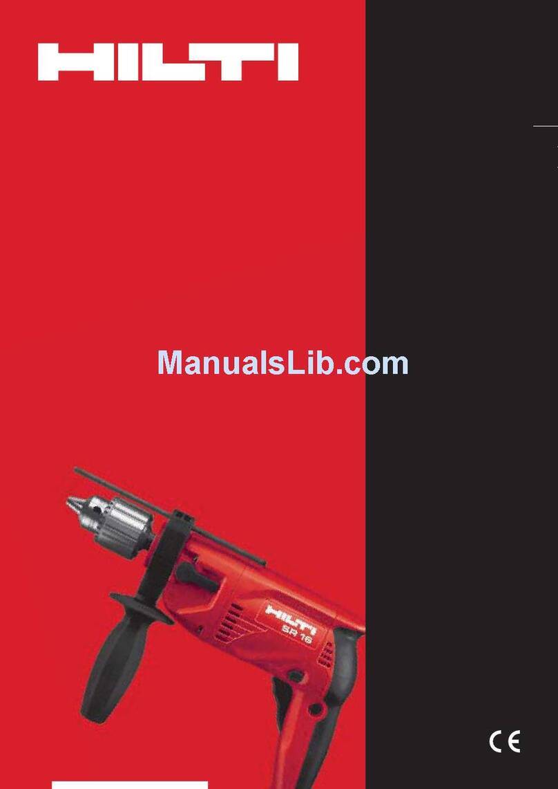 Hilti SR 16 User manual