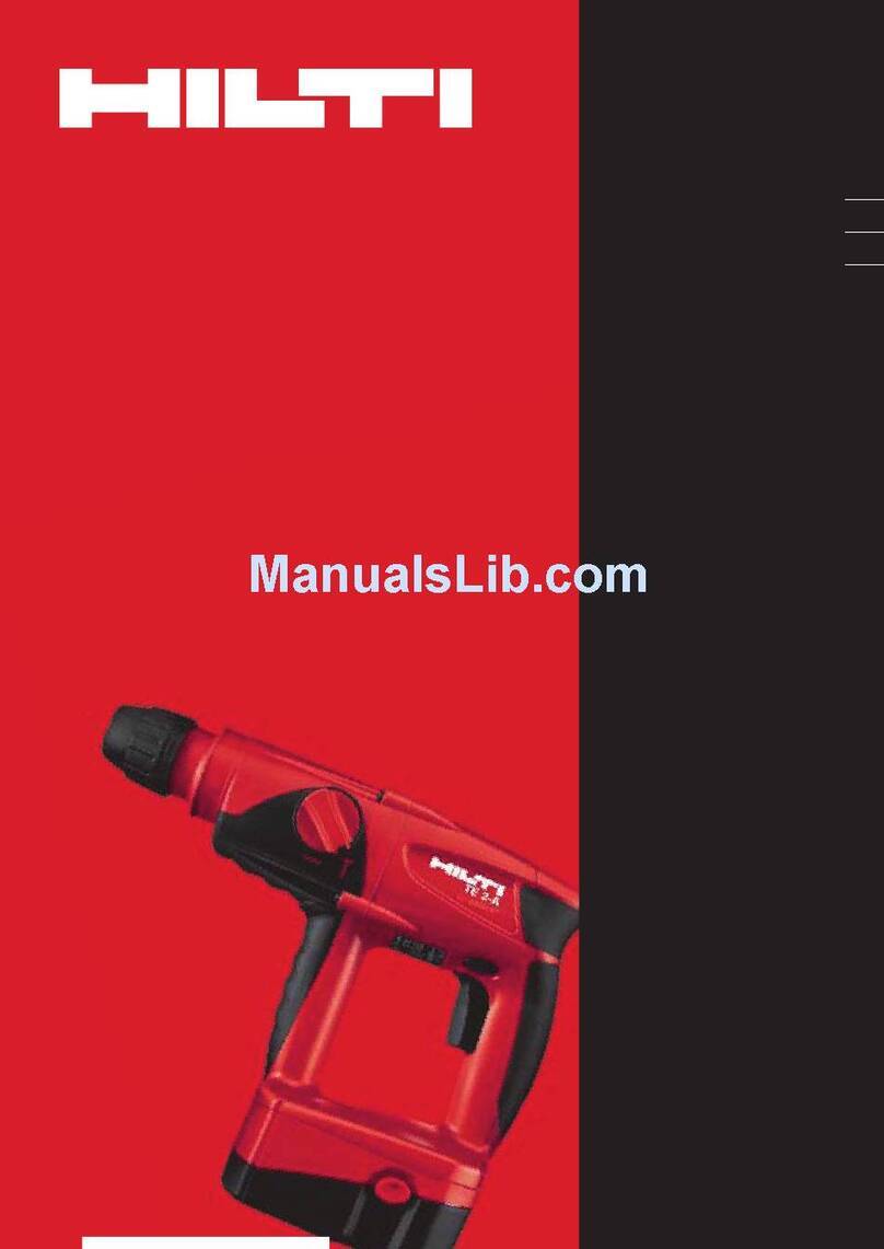 Hilti TE 2-A User manual