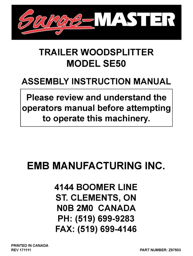 SURGEMASTER SE50 Assembly instructions