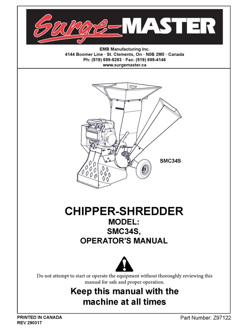 SURGEMASTER SMC34S Operator's manual