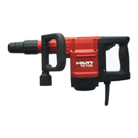 Hilti TE705 User manual