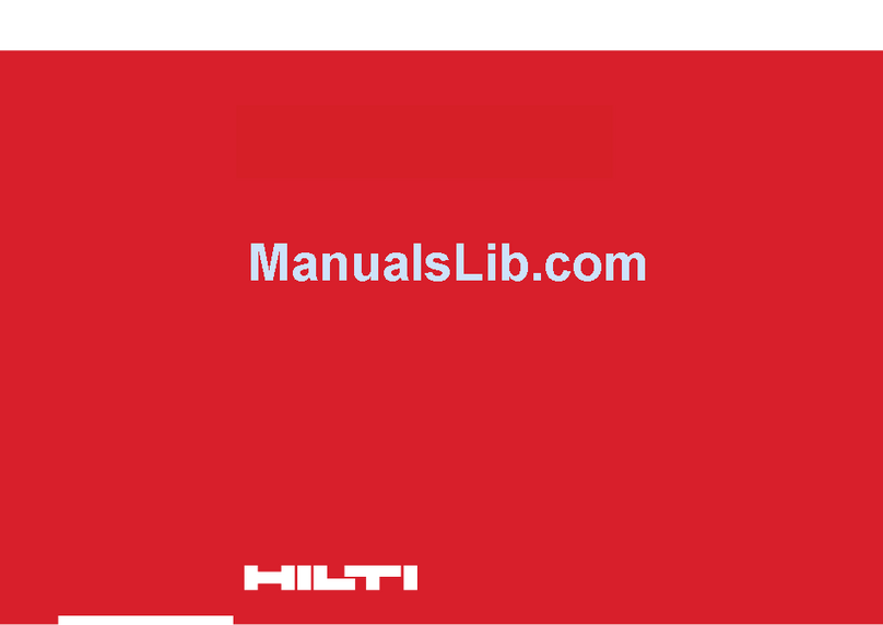 Hilti TE 104 operating instructions