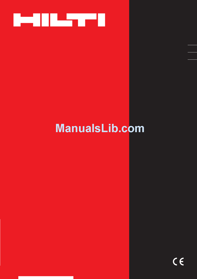 Hilti TEMD20 LS T User manual