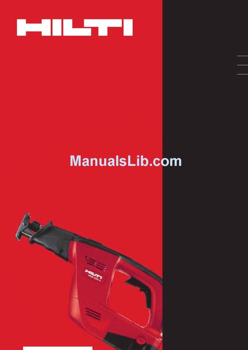 Hilti WSR 650-A User manual