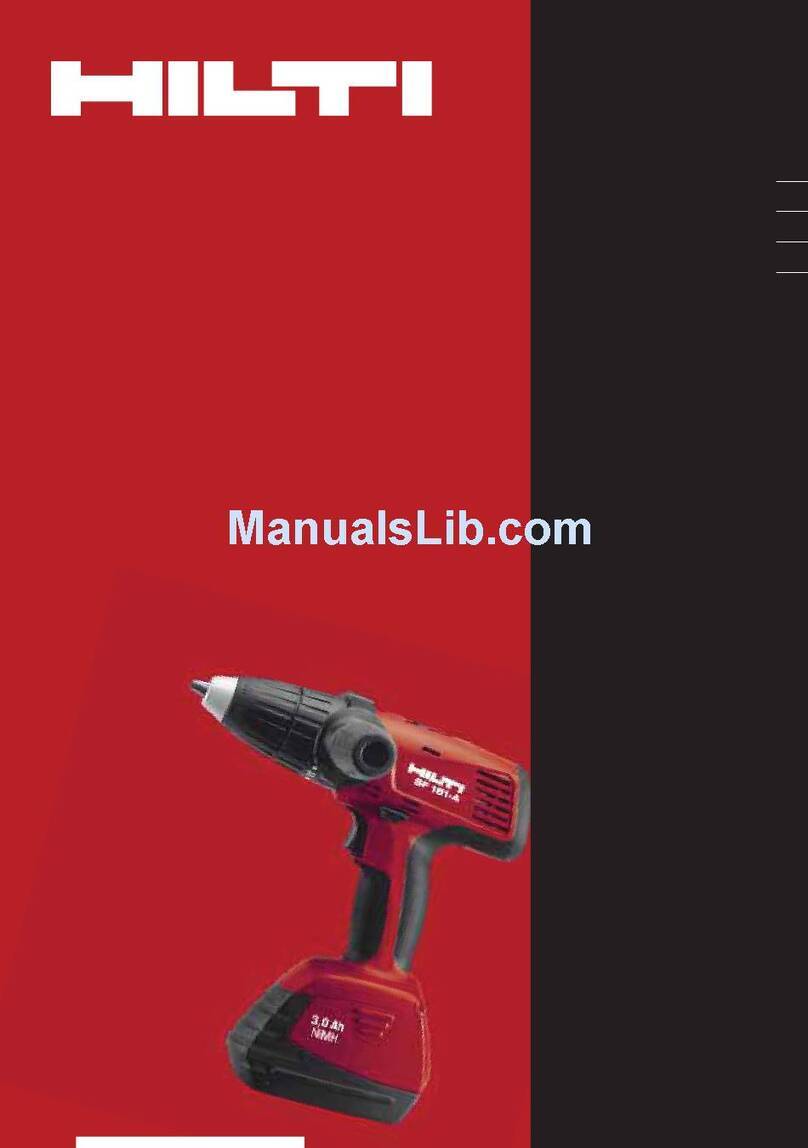 Hilti SFH 181-A User manual
