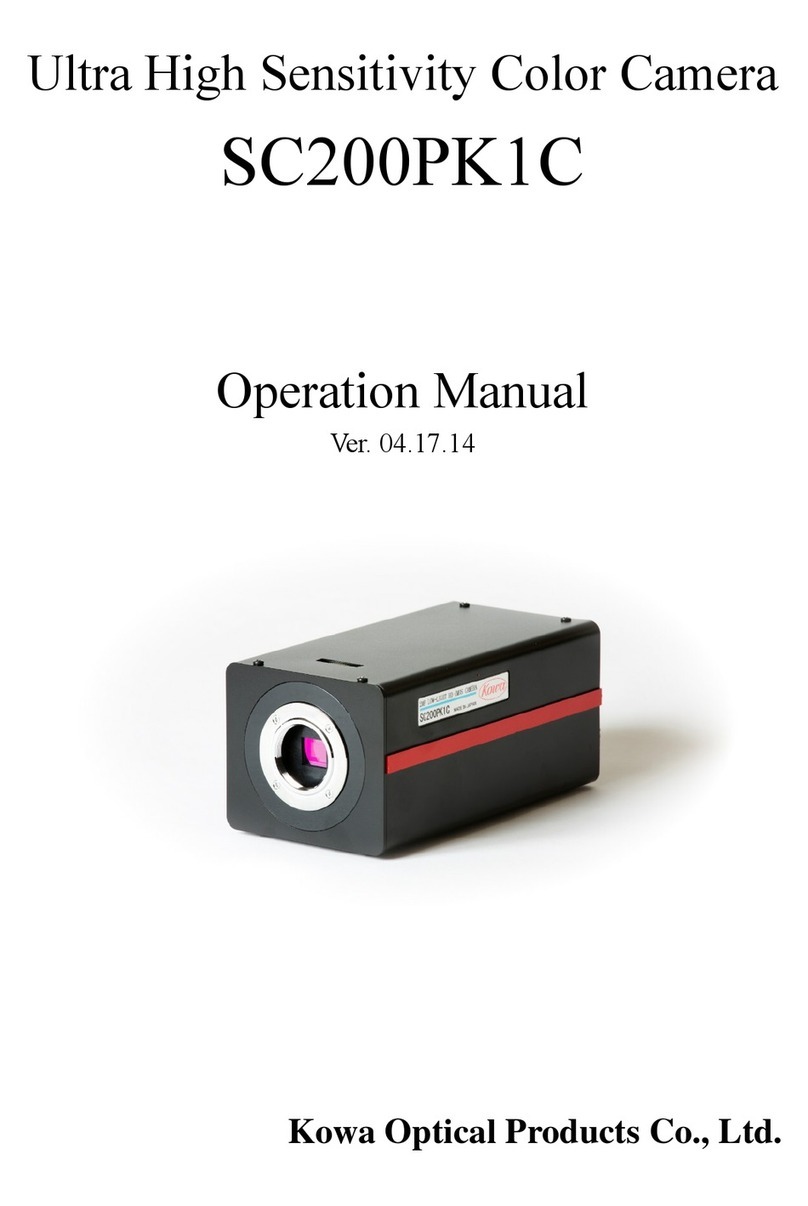 Kowa SC200PK1C Operation manual