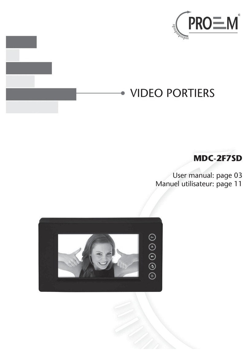 PROEM MDC-2F7SD user manual