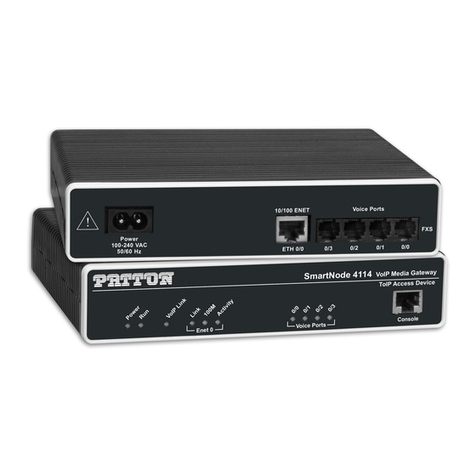 Patton SN4112 User manual