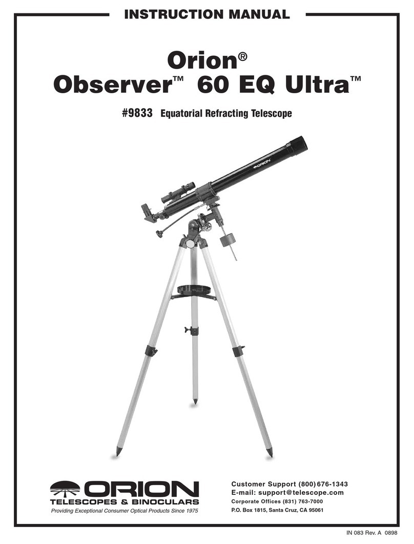 Orion Observer 60 EQ ultra User manual Orion Observer 60 EQ ultra User manual