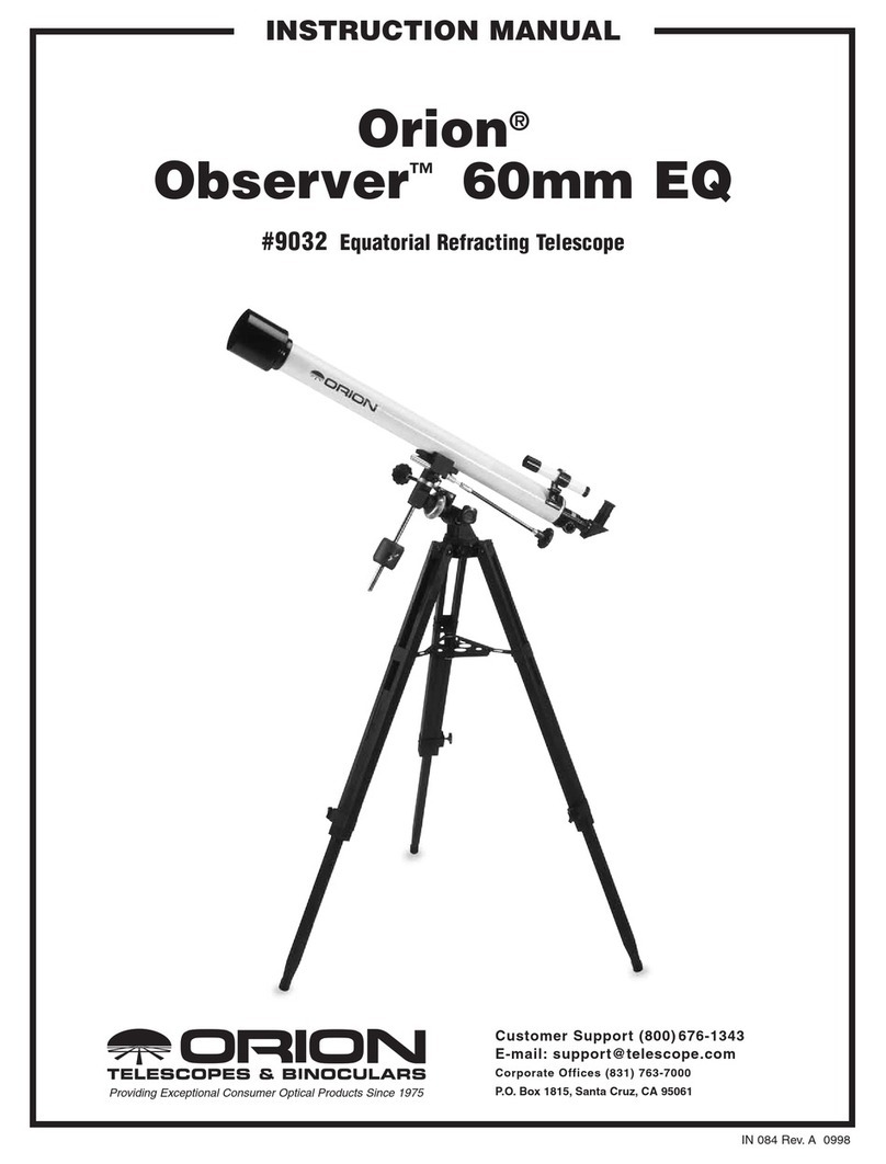 Orion Observer 60mm EQ 9032 instruction manual