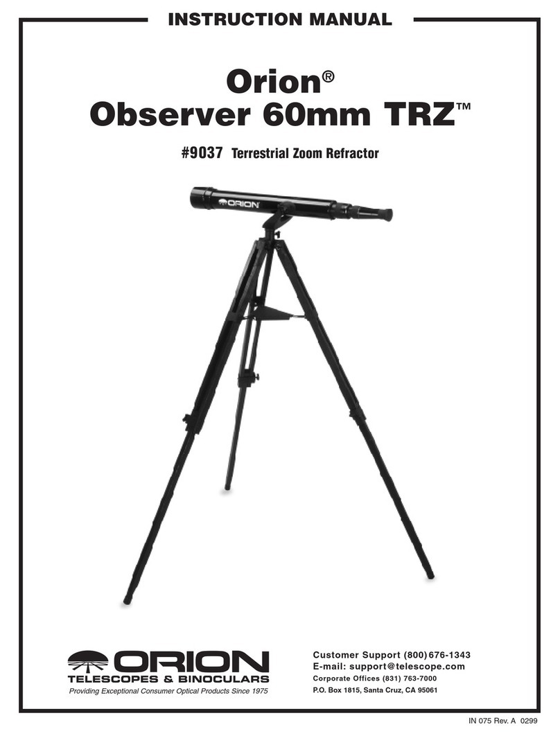 Orion Observer 60mm TRZ 9037 User manual