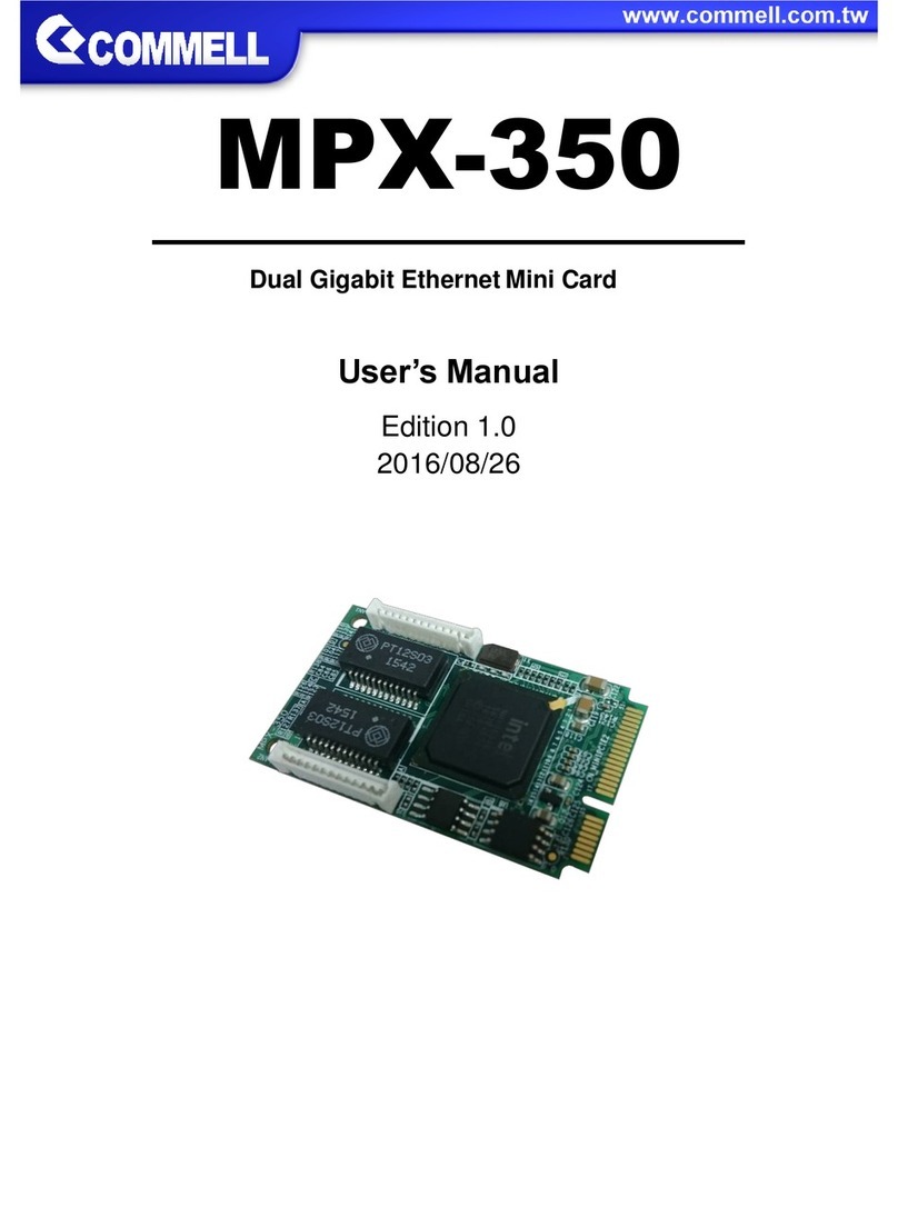 Commell MPX-350 user manual