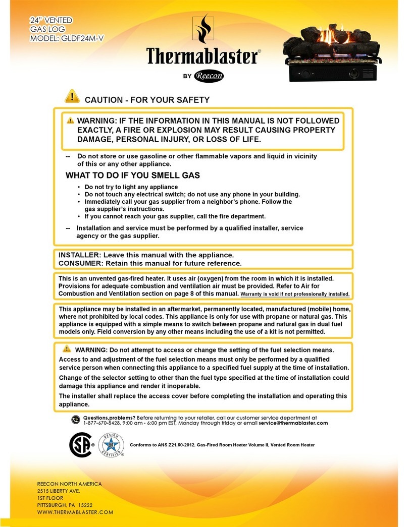 Thermablaster GLDF24M-V manual