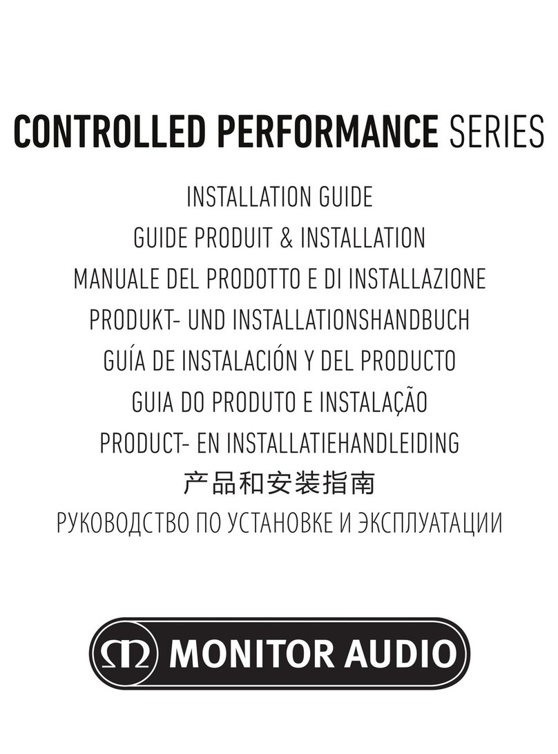 Monitor Audio CP-CT260 User manual