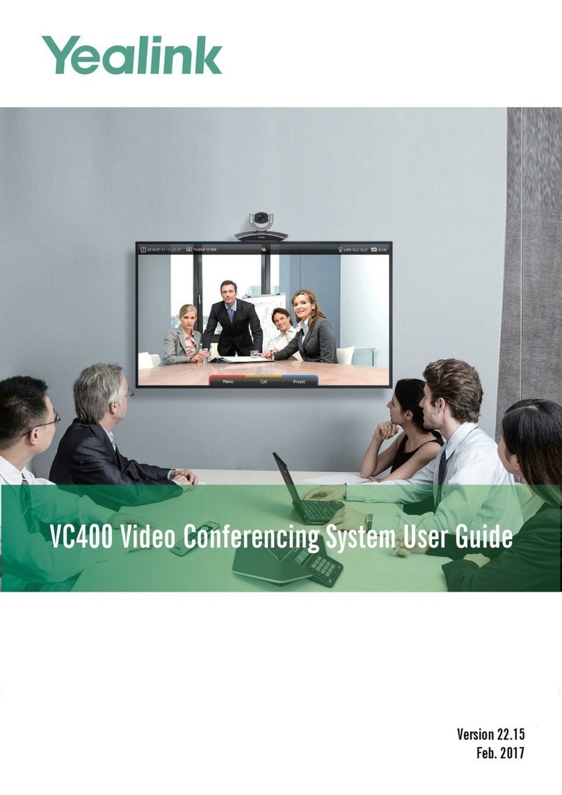 Yealink VC400 User manual