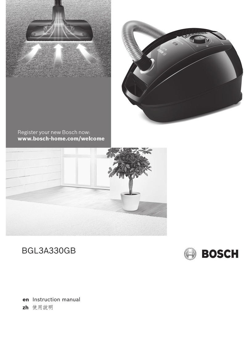 Bosch BGL3A330GB instruction manual