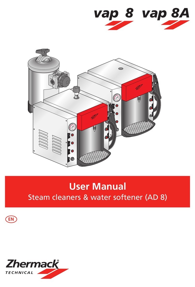 Zhermack vap 8 user manual